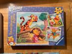 3 complete PUZZELS - Disney - Winnie the Pooh - 49 stukjes -, 10 tot 50 stukjes, 4 tot 6 jaar, Zo goed als nieuw, Ophalen