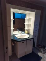 Badkamermeubel: kast, wastafel, kraan en spiegel, Huis en Inrichting, Ophalen, Gebruikt