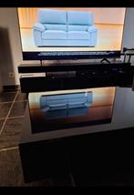 Meuble et table basse en laqué noir, Maison & Meubles, Enlèvement, Comme neuf