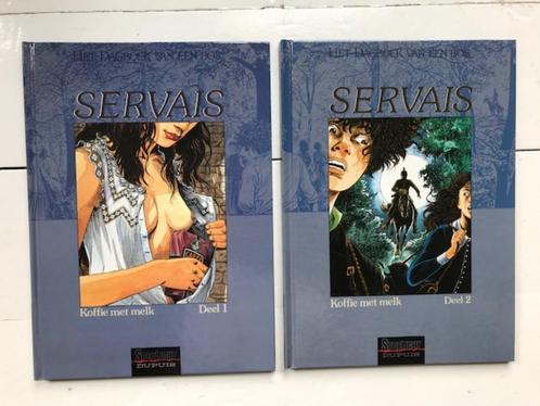 Servais Koffie met melk 1+2 (COMPLEET) HC 1995/1996 Dupuis, Boeken, Stripverhalen, Nieuw, Complete serie of reeks, Ophalen of Verzenden