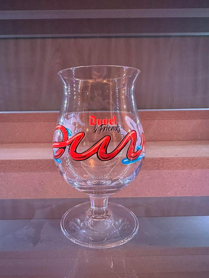 Duvel glas brandweer, Verzamelen, Biermerken, Zo goed als nieuw, Duvel, Ophalen