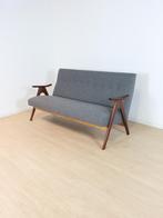 vintage Louis van Teeffelen bank/zetel, Ophalen, Hout, Gebruikt, Minder dan 75 cm