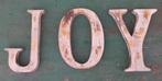 JOY - grote houten letters, Comme neuf, Enlèvement ou Envoi