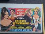 Filmposter van Extraordinary Stories. Brigitte Bardot, Verzamelen, Ophalen of Verzenden, Gebruikt