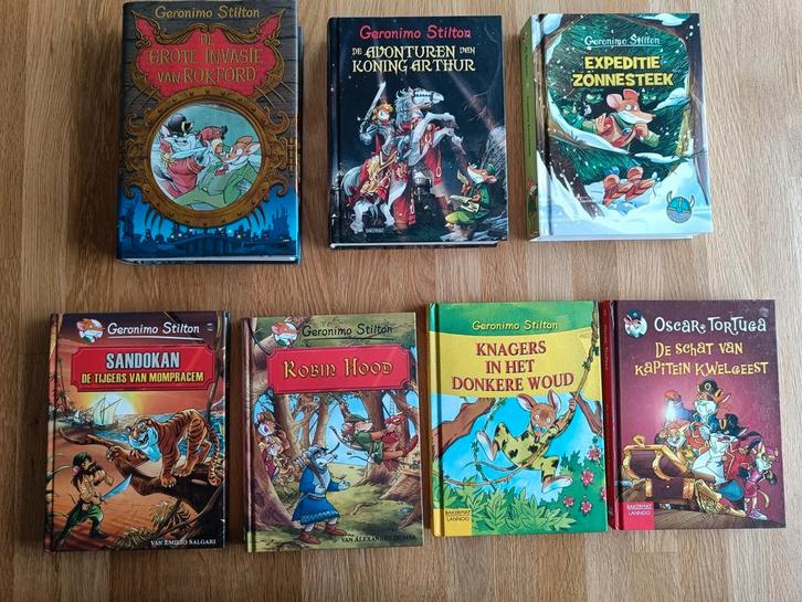 Boekenpakket Geronimo Stilton 7 stuks, Boeken, Kinderboeken | Jeugd | 10 tot 12 jaar, Ophalen of Verzenden