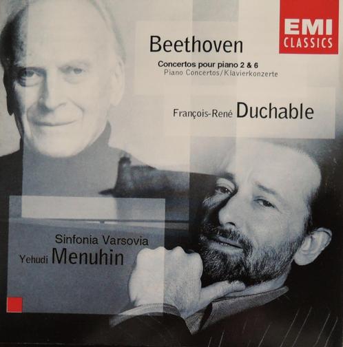 Pianoconcerten 2 & 6 / Beethoven - Duchable / Menuhin- 1999, Cd's en Dvd's, Cd's | Klassiek, Zo goed als nieuw, Orkest of Ballet