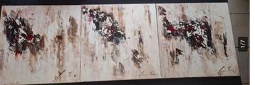 Set schilderijen op canvas, Comme neuf, Enlèvement, 50 à 75 cm, Peinture
