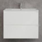 D-MOTION ONDER MEUBEL L80XH48 MET 2 DEUREN - SATIJN WIT, Ophalen, Nieuw, Wasbak of Wastafel