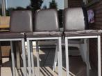 hoge stoelen, Huis en Inrichting, Stoelen, Ophalen, Gebruikt, Bruin, Design