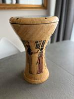 Darbouka égyptienne décoration papyrus, Musique & Instruments, Percussions, Utilisé