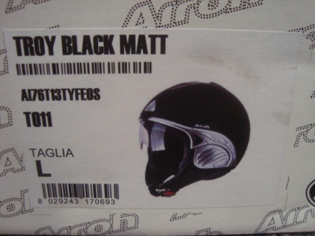 casque moto taille L noir visière solaire écran anti-rayures, Envoi, Seconde main, L