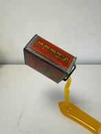 Shell junior olie blik met display, Ophalen of Verzenden, Gebruikt, Reclamebord