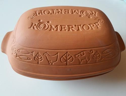 Römertopf terracotta ovenschotel ovenschaal W.-Germany 110, Huis en Inrichting, Keuken | Potten en Pannen, Gebruikt, Ophalen of Verzenden
