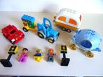 Duplo auto, caravan, tractor, aanhanger, koets, poppetjes,.., Kinderen en Baby's, Ophalen of Verzenden, Gebruikt, Complete set