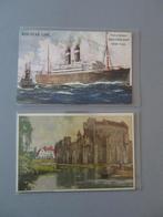 2 oude PK Scheepvaart Red Star Line Antwerp - New York, Verzamelen, Postkaarten | Themakaarten, Verzenden, Ongelopen, Overige thema's