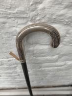 Superbe Canne argent/ ébène  86 cm, Antiquités & Art