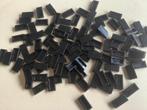 Lego tegels 1x2 zwart 104 stuks / 524-4, Enlèvement ou Envoi, Utilisé, Briques en vrac, Lego