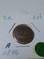 Deutches reich  1876  2 pfennig A, Enlèvement ou Envoi