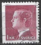 Suède 1974 - Yvert 830a - Roi Gustave VI - 1 Kr. (1ER), Envoi, Suède, Affranchi