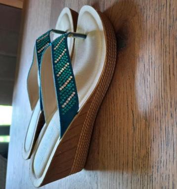 Inblu : nieuw turquoise groen teenslippers slippers maat 38 beschikbaar voor biedingen