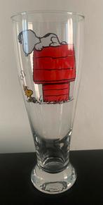 Groot Snoopy glas- Peanuts, Verzamelen, Ophalen, Zo goed als nieuw, Bierglas