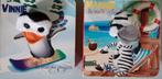 2 boekjes over een pinguïn en een zebra, Boeken, Ophalen, Zo goed als nieuw