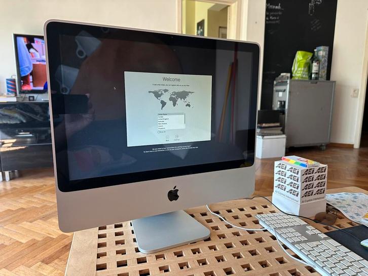 Apple iMac 20 pouces (Early 2008) – Bon état, Computers en Software, Apple Desktops, Gebruikt, iMac, HDD, 2 tot 3 Ghz, Minder dan 4 GB