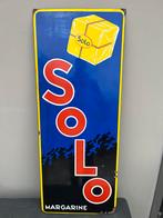 Plaque émaillée solo, Collections, Marques & Objets publicitaires, Enlèvement ou Envoi, Utilisé