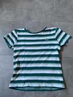 Groen/wit gestreept T-shirt maat 134, Chemise ou À manches longues, Urban Wave, Utilisé, Garçon