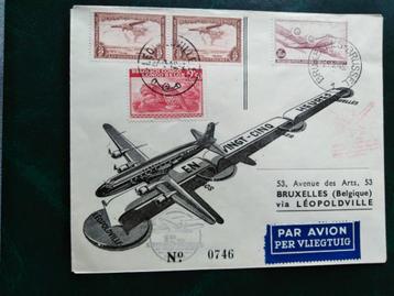 SABENA-brief aan Congo uit 1946 beschikbaar voor biedingen