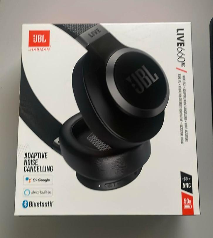 JBL LIVE 660 NC, Audio, Tv en Foto, Hoofdtelefoons, Zo goed als nieuw, Over oor (circumaural), Overige merken, Draadloos, Bluetooth