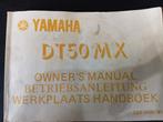 YAMAHA  DT50MX, Motos, Modes d'emploi & Notices d'utilisation, Yamaha