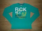 CKS groene longsleeve met print (164), Ophalen, Cks, Zo goed als nieuw, Shirt of Longsleeve