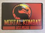 MORTAL KOMBAT | SNES Retro Gaming Metalen Wandbord, Verzenden, Nieuw