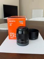 Objectif Sony 50mm f1.8 OSS E-mount, Audio, Tv en Foto, Ophalen, Zo goed als nieuw, Zoom