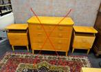 2 vintage midcentury nachtkastjes, Ophalen of Verzenden