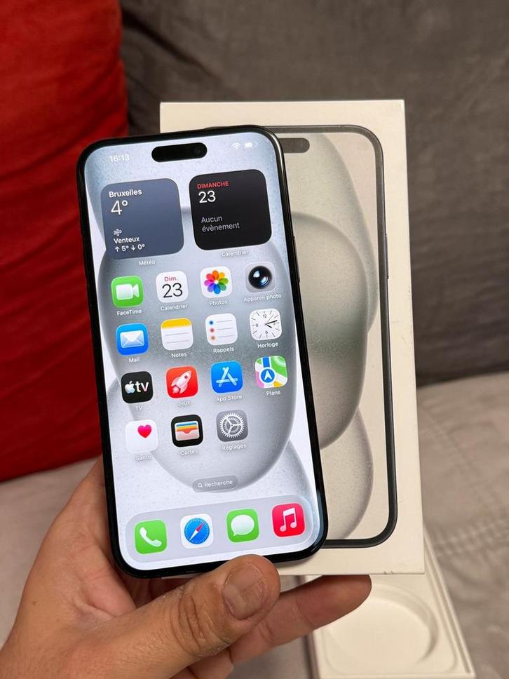 iPhone 15 Plus - 128 GB zwart als nieuw, Telecommunicatie, Mobiele telefoons | Apple iPhone, Zo goed als nieuw, 128 GB, Zonder abonnement