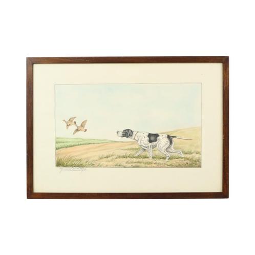 Maurice Brailly Jachthond Vogels Vintage Grafiek in Kleur 72, Antiek en Kunst, Curiosa en Brocante, Ophalen of Verzenden