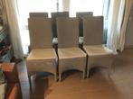 6 Lloyd Loom eetkamer stoelen, Vijf, Zes of meer stoelen, Riet of Rotan, Landelijk, Zo goed als nieuw