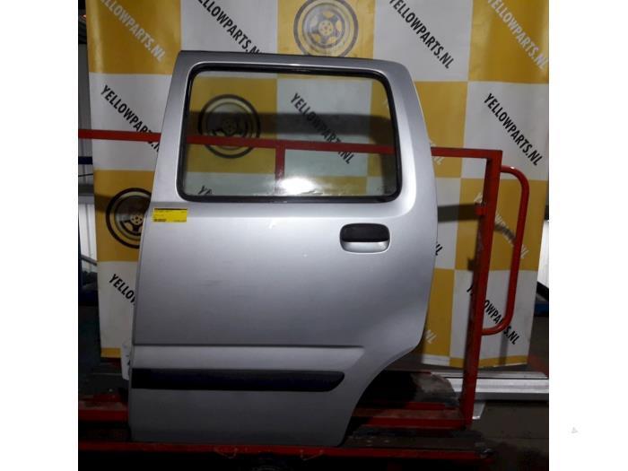 Portier 4Deurs links-achter van een Suzuki Wagon R+ (Z2S), Auto-onderdelen, Carrosserie, Deur, Suzuki, Gebruikt, 3 maanden garantie