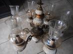 vintage luster, Huis en Inrichting, Lampen | Kroonluchters, Ophalen, Gebruikt, Glas