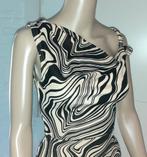 Lange jurk marmerpatroon Pretty little thing XXS-XS, Kleding | Dames, Jurken, Verzenden, Beige, Nieuw, Maat 34 (XS) of kleiner