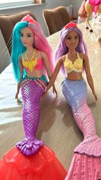 2 zeemerminnen barbie, Enlèvement, Comme neuf, Barbie