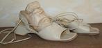 SERGIO TURRI beige spartoo sandalen hoge hak M39 GEDRAGEN, Kleding | Dames, Beige, Gedragen, SERGIO TURRI, Sandalen of Muiltjes