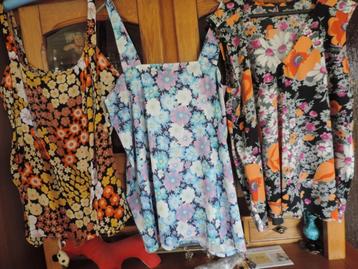 Blouses, débardeurs 3 pièces neuf, création artisanales tail beschikbaar voor biedingen