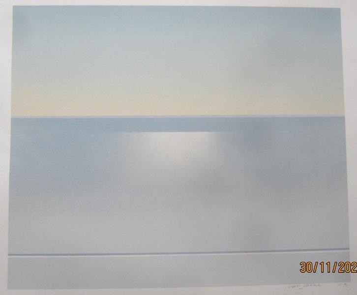 "Op het ritme van de zee" M. Van Saene, Antiek en Kunst, Kunst | Litho's en Zeefdrukken, Ophalen