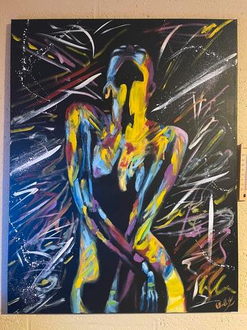 Peinture signée Wally beschikbaar voor biedingen