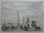 HENDRIK (RIK) SCHAEFFELS / LOT 2 WERKEN / ZW-W ETS / 33x50cm, Antiek en Kunst, Kunst | Etsen en Gravures, Ophalen of Verzenden