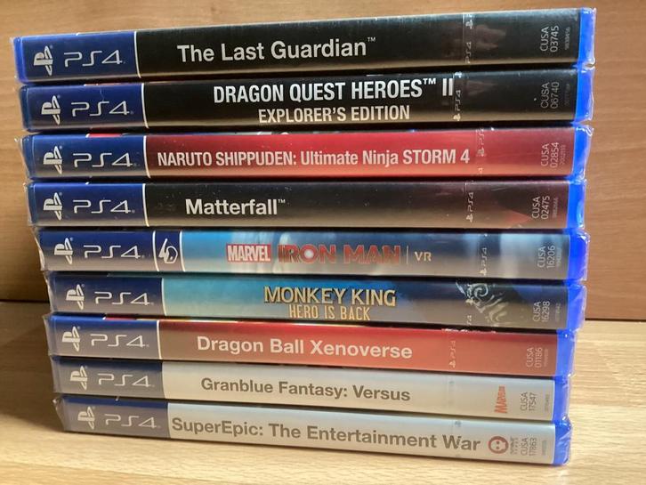 Verzameling PS4 games - Sealed, Games en Spelcomputers, Games | Sony PlayStation 4, Nieuw, Vanaf 12 jaar, Ophalen of Verzenden