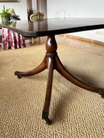 Mahoniehouten eettafel, Ophalen, Gebruikt, 100 tot 150 cm, 50 tot 100 cm